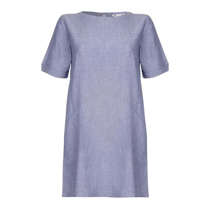 Yumi Womens/Ladies Chambray Tunic Dress Bodycon Club Sequined
