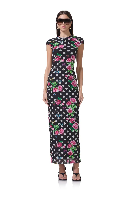 Cody Dress - Rose Dot Shift Classic Vintage