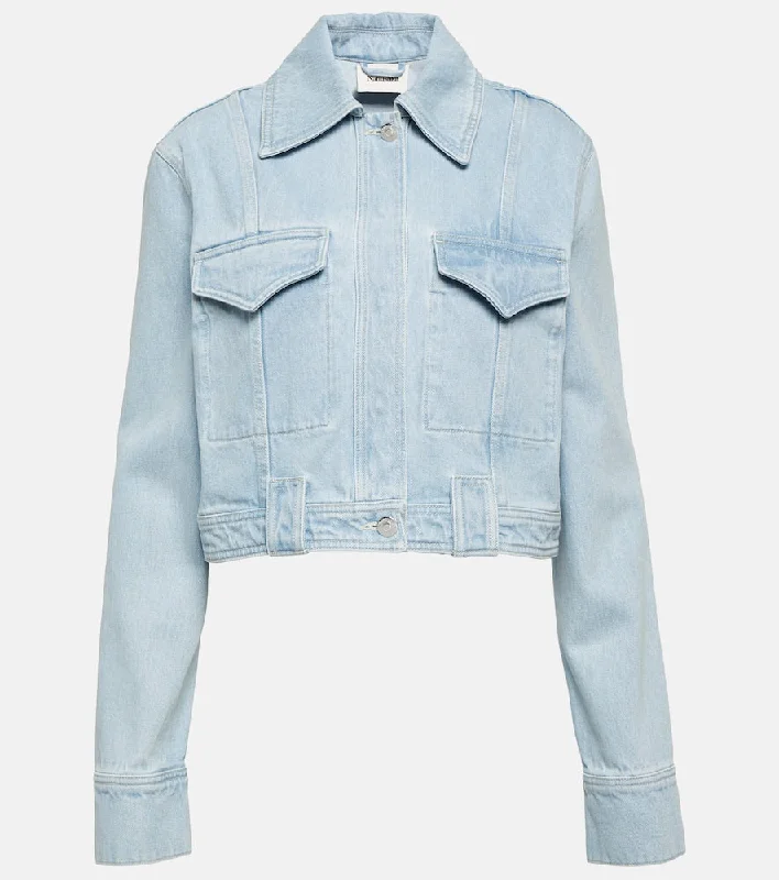 Nanushka Verena denim jacket Wool Jacket Cashmere Jacket Tweed Jacket