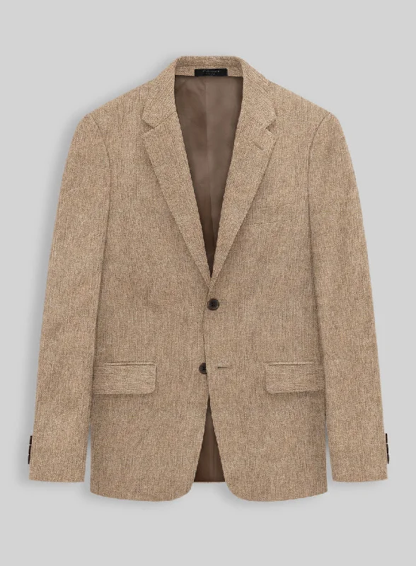 Stylbiella Spring Maple Khaki Linen Jacket One-Shoulder Jacket Off-the-Shoulder Jacket Asymmetrical Jacket Stylbiella Spring Maple Khaki Linen Jacket One-Shoulder Jacket Off-the-Shoulder Jacket Asymmetrical Jacket