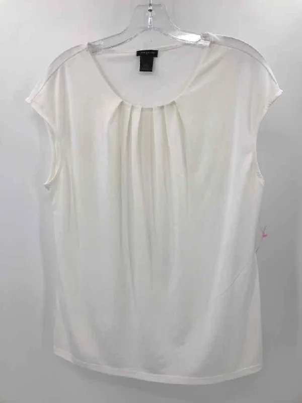 Pre-Owned Ann Taylor Ivory Size XL Tank Top cropped tank top