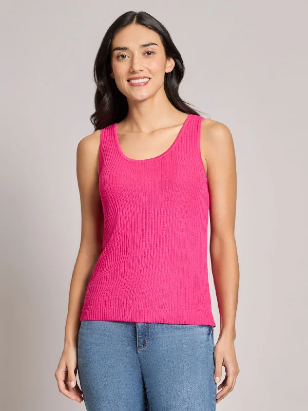 Sutton Scoop Neck Tank Top lavender tank top