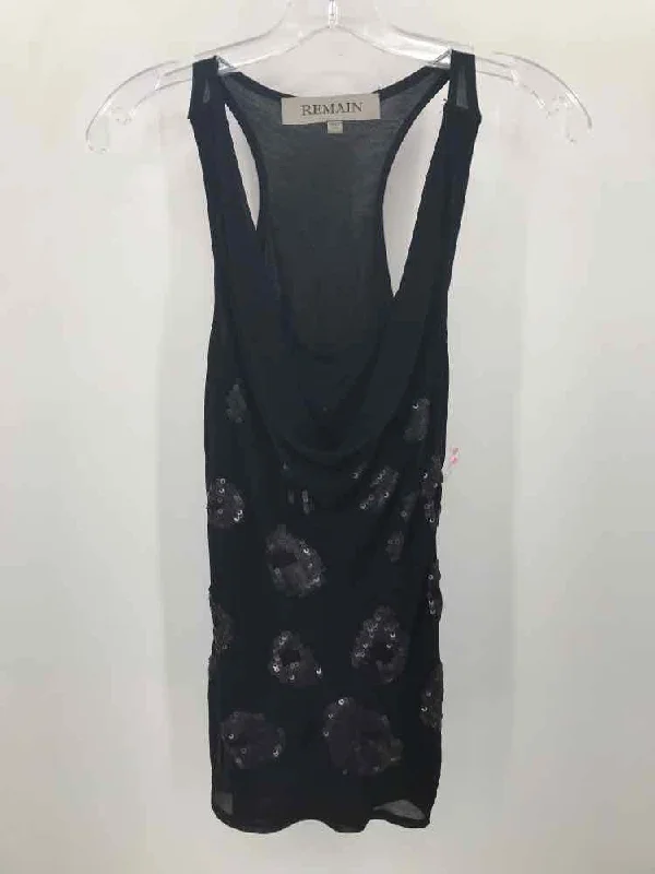 Pre-Owned Remain Black Size XS Tank Top stylish tank top