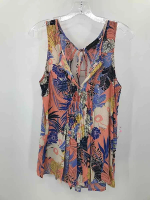 Pre-Owned Sanctuary Orange Size XS Tank Top playful tank top