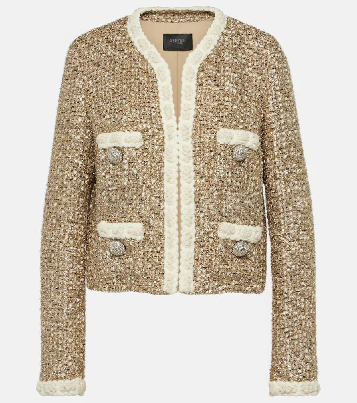 Giambattista Valli Lurex√Ç¬Æ tweed jacket Jacket Blazer Coat