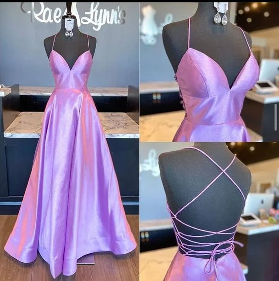 A-Line Long Wedding Dress Party Dress,DS4787 Glittery Long Formal