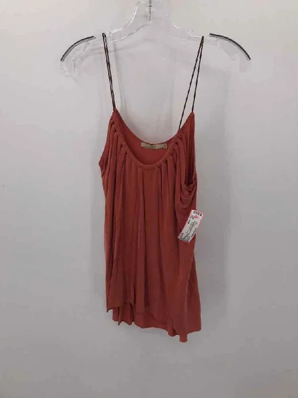 Pre-Owned Zara Orange Size Small Tank Top halter tank top