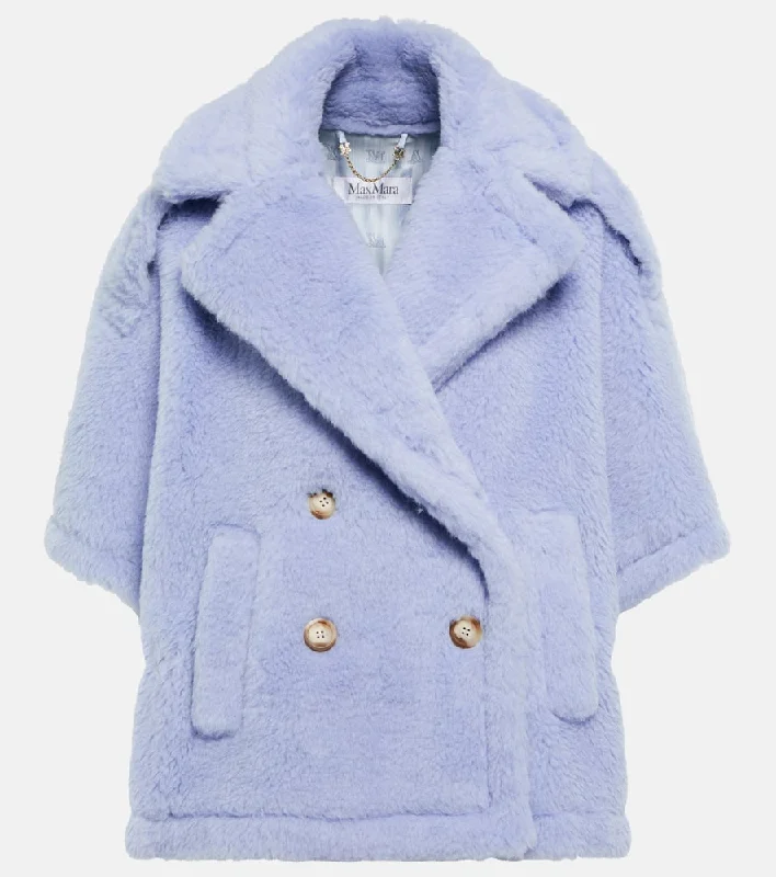 Max Mara Placido alpaca, wool and silk jacket Notch Collar Peter Pan Collar Cowl Neck Max Mara Placido alpaca, wool and silk jacket Notch Collar Peter Pan Collar Cowl Neck