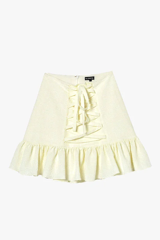 Vera \Skirt leather skirt durable