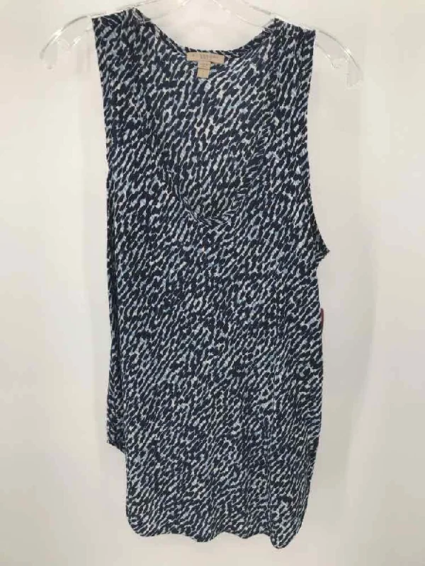Pre-Owned Burberry Brit Navy Size Large Printed Tank Top lavender tank top