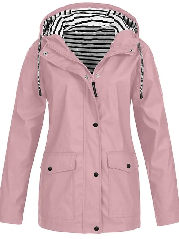 Button-Up Jacket Women's V-Neck Jacket Boat Neck Jacket Square Neck Jacket