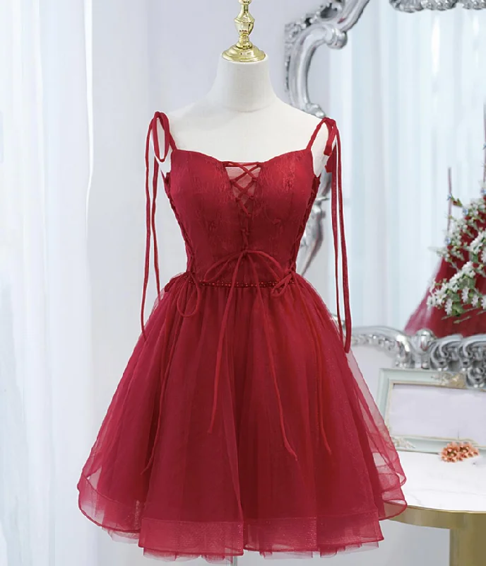 Homecoming Dresses,tulle lace-up short prom dress party dress,DP24562 Tunics Leisure comfortable Homecoming Dresses,tulle lace-up short prom dress party dress,DP24562 Tunics Leisure comfortable
