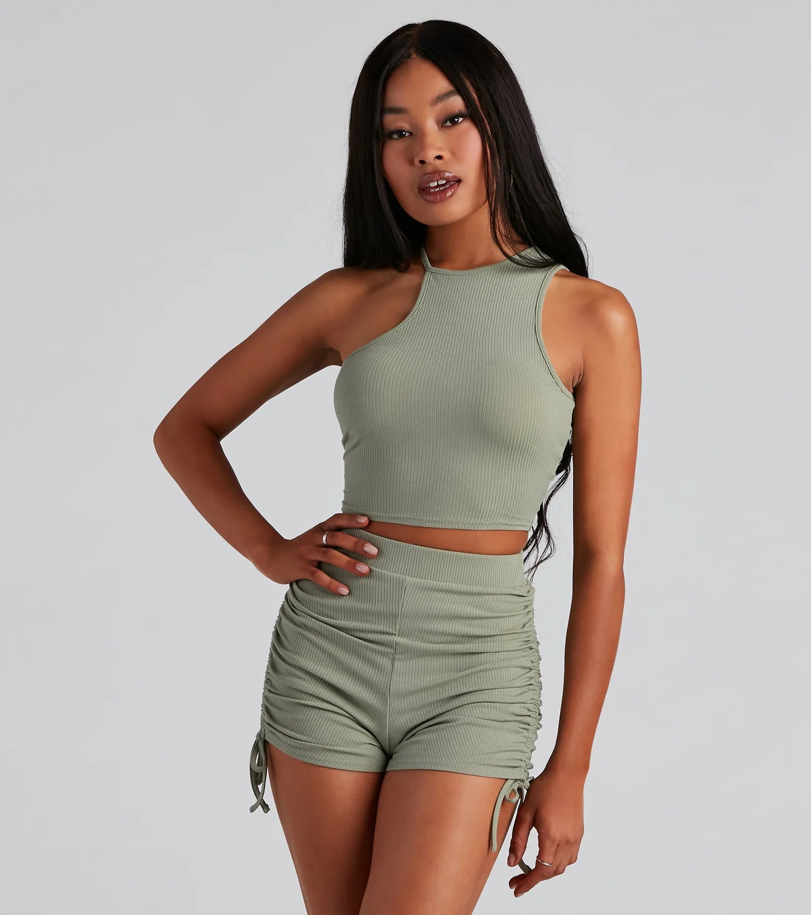 Cruising Together Rib Tank Top fitted tank top