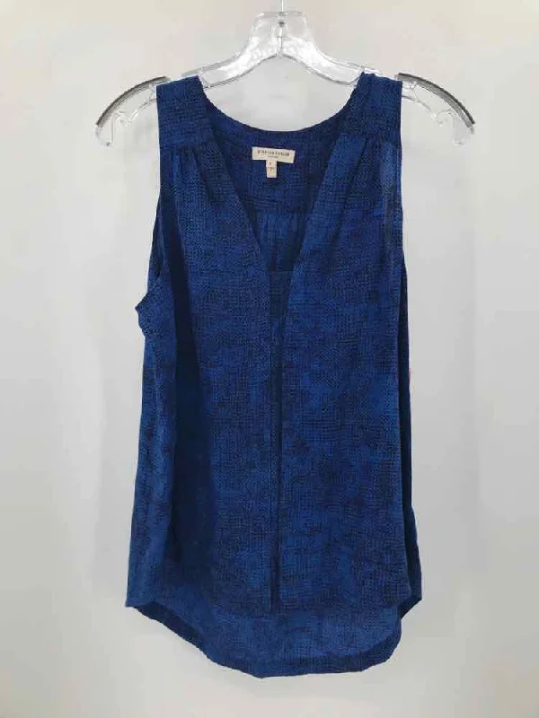 Pre-Owned Rebecca Taylor Blue Size 8 Tank Top turquoise tank top