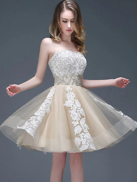 2022 Homecoming Dress Cute Sweetheart Champagne Dress Short Prom Dress Party Dress JK255 Tunics Luxurious high-end 2022 Homecoming Dress Cute Sweetheart Champagne Dress Short Prom Dress Party Dress JK255 Tunics Luxurious high-end