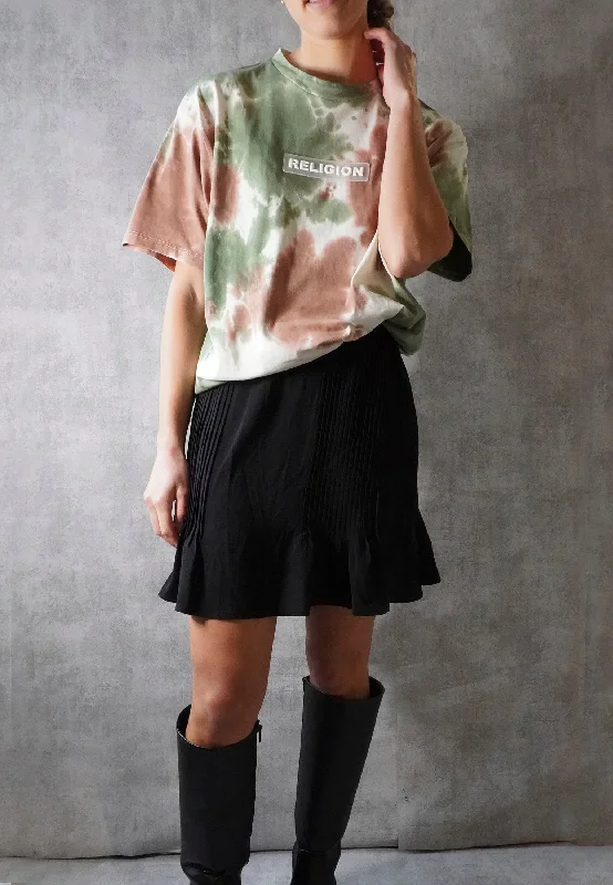 EXCEPTIONAL SKIRT JET BLACK denim skirt classic