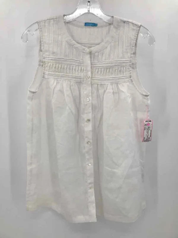Pre-Owned J Mclaughlin Ivory Size Small Tank Top lounge tank top