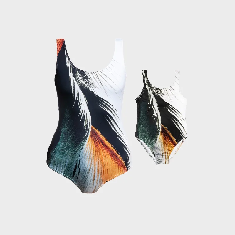 HERON - SWIMSUITS DUO Solid Color Swimsuit