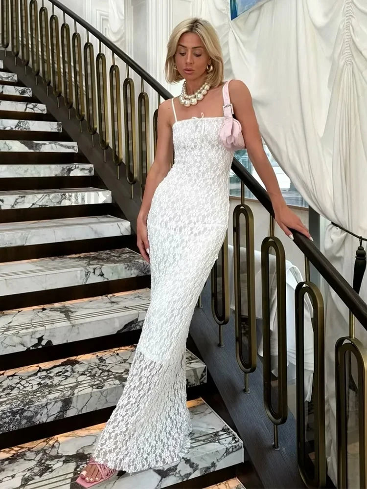 Advbridge White Lace Sexy Summer Women Party Dress Beach Slip Bodycon Dress 2024 Spaghetti Strap Bowknot Floral Vestidos Sundress Off-the-shoulder Chic Trendy Advbridge White Lace Sexy Summer Women Party Dress Beach Slip Bodycon Dress 2024 Spaghetti Strap Bowknot Floral Vestidos Sundress Off-the-shoulder Chic Trendy