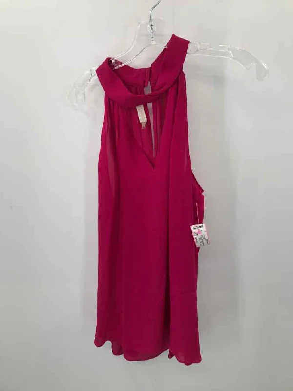 Pre-Owned Ramy Brook Pink Size Medium Tank Top summer tank top