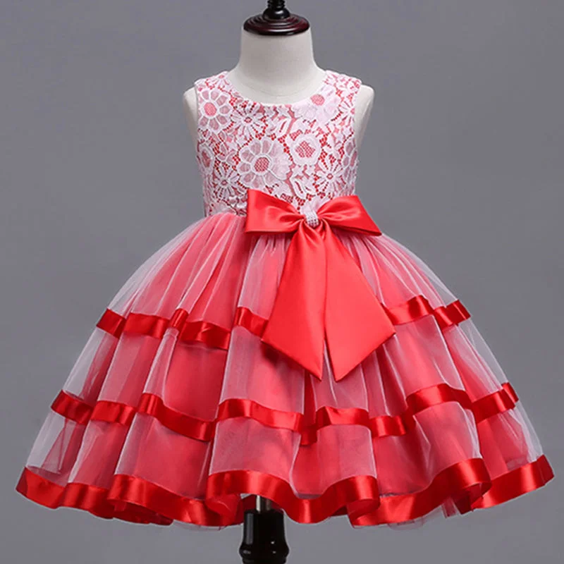 Toddler Ball Gowns Girl Summer Birthday Party Dress Floral Lace Sleeveless Puffy Pageant Dress Chiffon Maxi Beach Toddler Ball Gowns Girl Summer Birthday Party Dress Floral Lace Sleeveless Puffy Pageant Dress Chiffon Maxi Beach