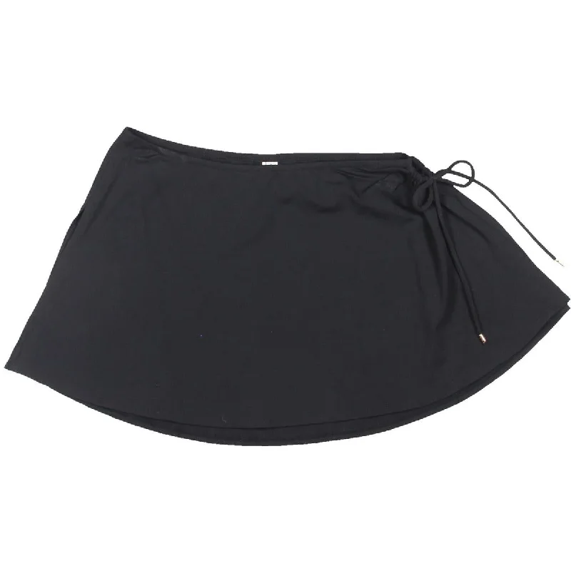 Robin Piccone Womens Side Tie Skirt Swim Bottom Separates leather skirt bold