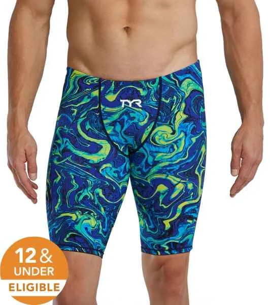 TYR Hyperblitz Thresher Jammer Tech Suit Swimsuit (Under 12 approved) Cross-Back Bikini