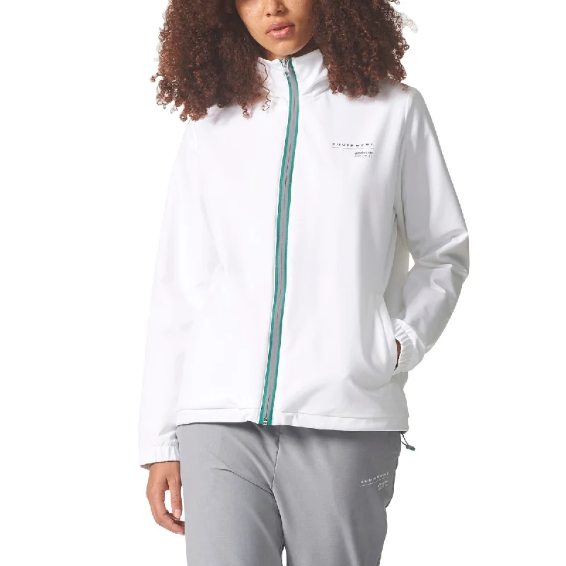 Adidas Women's Originals EQT Woven Track Jacket White Denim Jacket Leather Jacket Suede Jacket Adidas Women's Originals EQT Woven Track Jacket White Denim Jacket Leather Jacket Suede Jacket