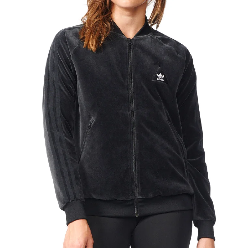 Adidas Originals Pharrell Williams HU Superstar Women's Jacket Black Satin Jacket Silk Jacket Chiffon Jacket Adidas Originals Pharrell Williams HU Superstar Women's Jacket Black Satin Jacket Silk Jacket Chiffon Jacket