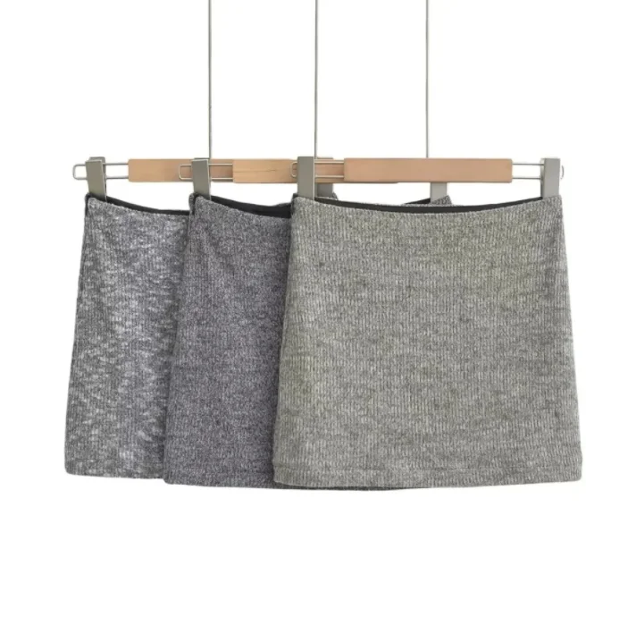 Runwaylover 1738 A-Line 2023 Ladies Sexy Tight Mini Skirt cotton skirt soft
