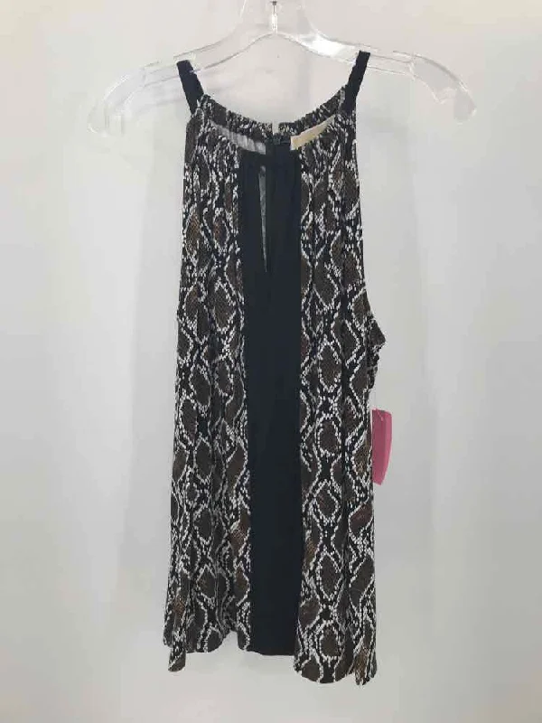 Pre-Owned MICHAEL Michael Kors Brown Size Large Tank Top cute tank top