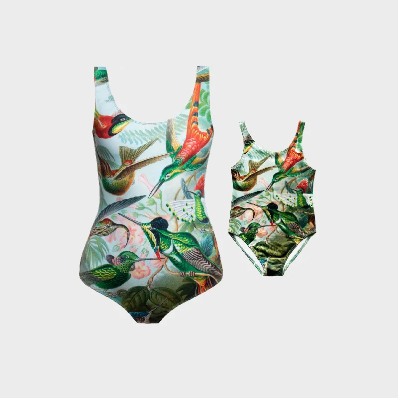 HUMMINGBIRD - SWIMSUITS DUO Plunge Neckline Swimsuit
