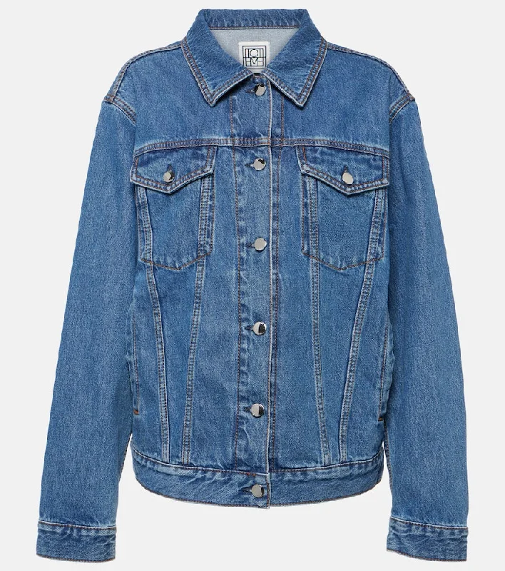 Toteme Denim jacket Insulated Jacket Fitted Jacket Loose Jacket