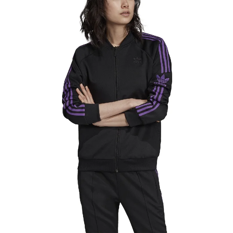 Adidas Originals Superstar Womens Track Jacket Black Knit Jacket Woven Jacket Fleece Jacket Adidas Originals Superstar Womens Track Jacket Black Knit Jacket Woven Jacket Fleece Jacket