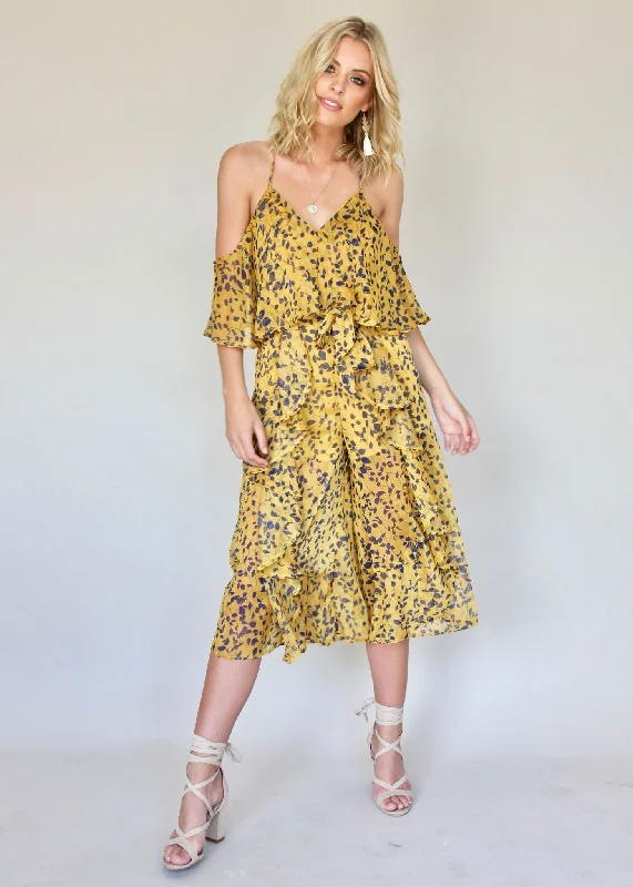 Day One Pantsuit - Mustard Chic Checkered Pants