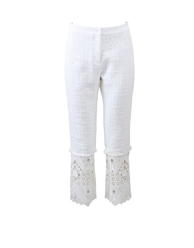 Nathan Crochet Tweed Pant Fashionable Jogger Pants