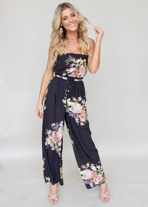 Luminous Love Strapless Pantsuit - Citrus Classic Bootcut Trousers