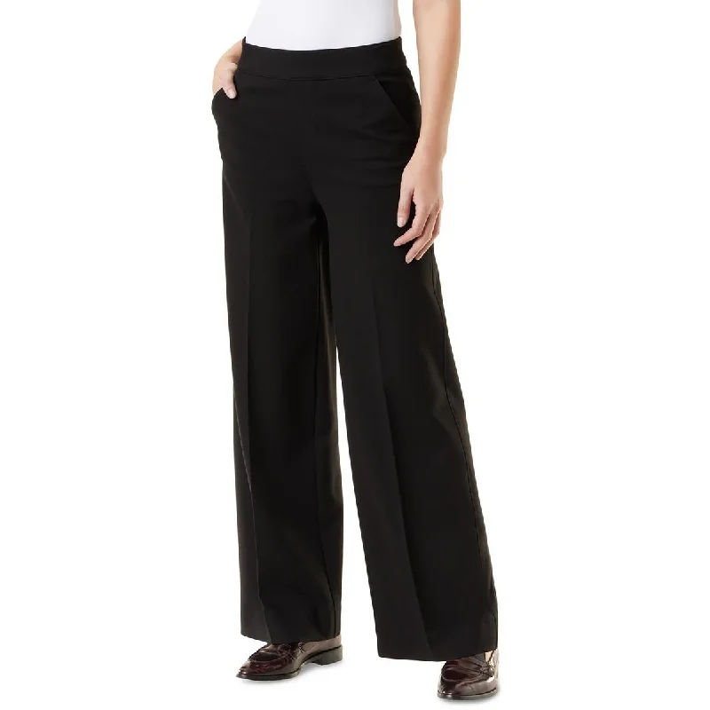 Gloria Vanderbilt Womens High Rise Shaping Wide Leg Pants Classic Stretch Pants