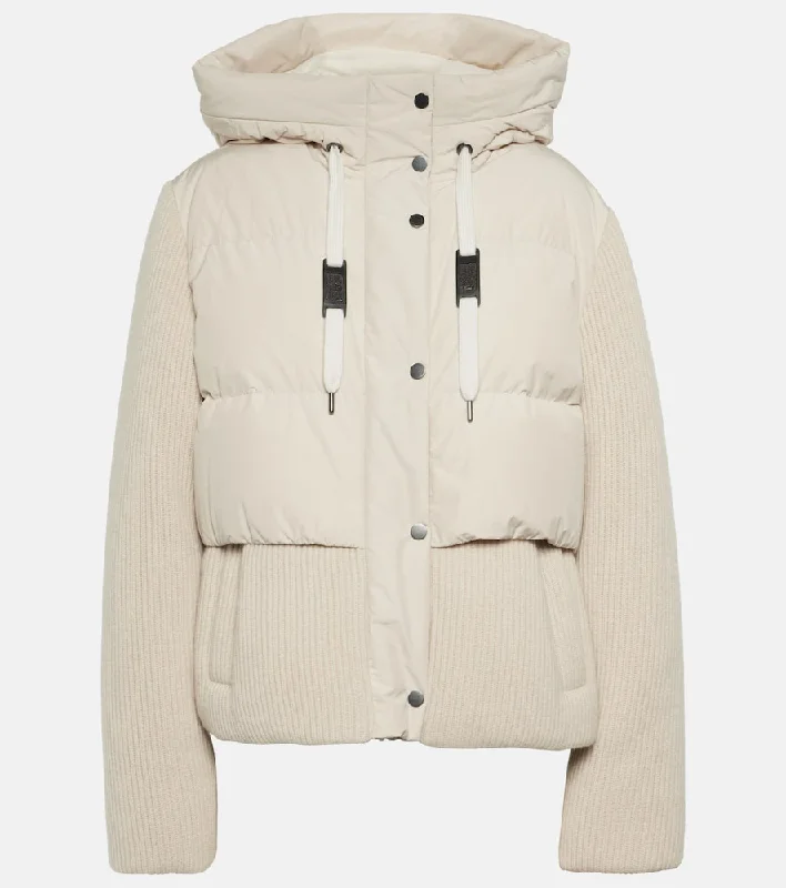 Brunello Cucinelli Hooded down jacket Quilted Jacket Puffer Jacket Insulated Jacket