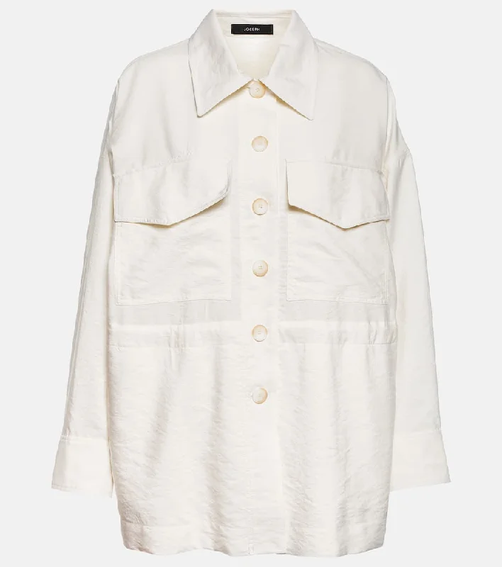 Joseph Wellbeck silk-blend twill jacket Tailored Jacket Straight Jacket A-Line Jacket Joseph Wellbeck silk-blend twill jacket Tailored Jacket Straight Jacket A-Line Jacket