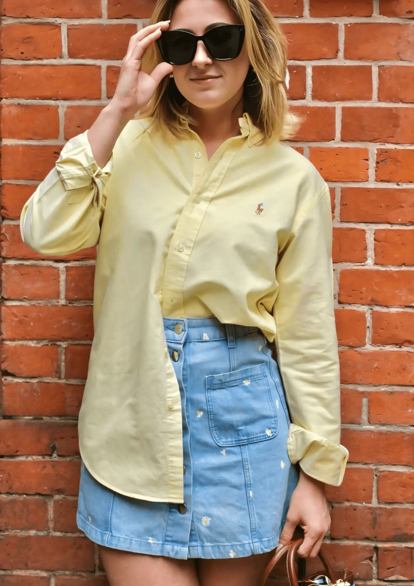 PASSIONNEMENT DENIM MINI SKIRT cashmere skirt rich