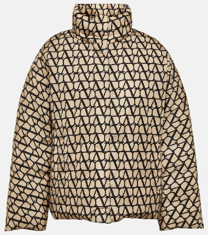 Valentino Toile Iconographe down jacket Fleece Fabric Down Fabric Feather Fabric