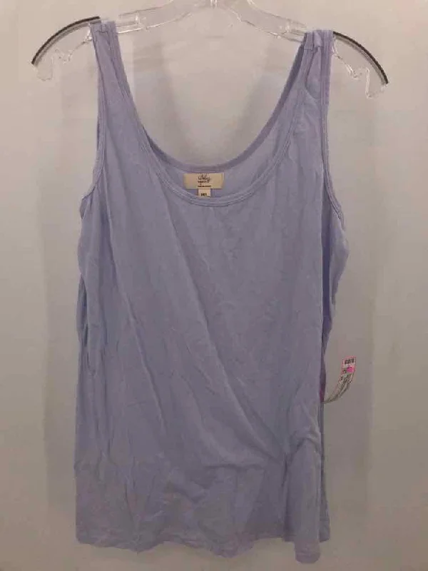 Pre-Owned Blair Maxwell Purple Size M/L Tank Top striped tank top