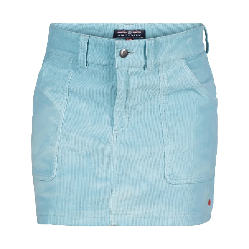 Amundsen Sports - Women's Concord Garment Dyed Skirt - Faded Blue Sky velvet skirt plush