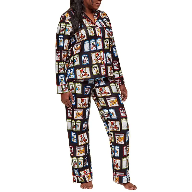 Disney Womens  Pant Set Comfortable Denim Pants