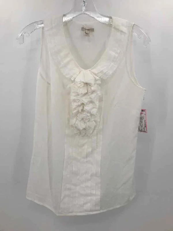 Pre-Owned J Crew Ivory Size 0 Tank Top baby blue tank