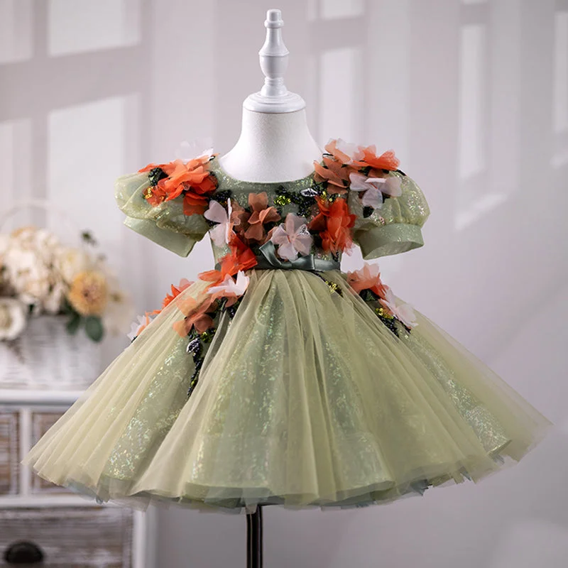 Cute Flower Girl Dress Toddler Ball Gowns Pageant Birthday Party Dress Tunics Prom sequined Cute Flower Girl Dress Toddler Ball Gowns Pageant Birthday Party Dress Tunics Prom sequined