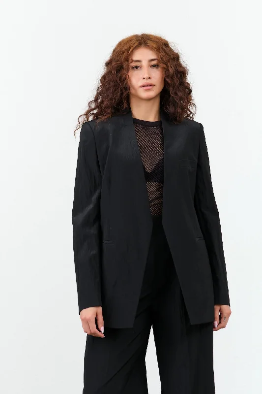 Jingo Jacket One-Shoulder Jacket Off-the-Shoulder Jacket Asymmetrical Jacket