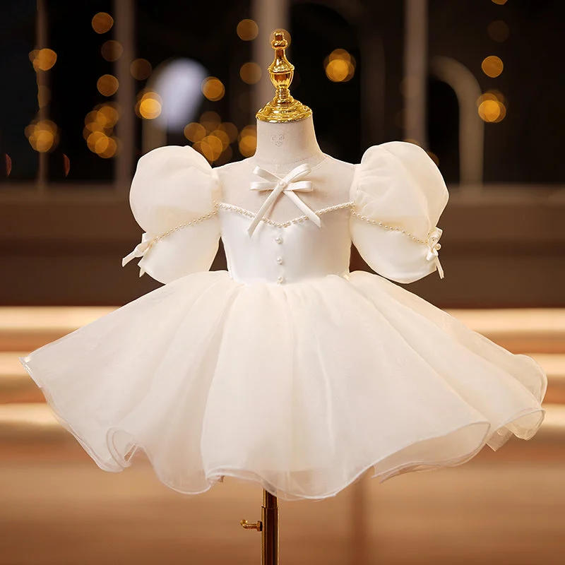 Baby Girl Formal Princess Dresses Girl Fluffy Puff Sleeves Birthday Party Dresses Toddler Ball Gowns Tunics Print Colorful Baby Girl Formal Princess Dresses Girl Fluffy Puff Sleeves Birthday Party Dresses Toddler Ball Gowns Tunics Print Colorful