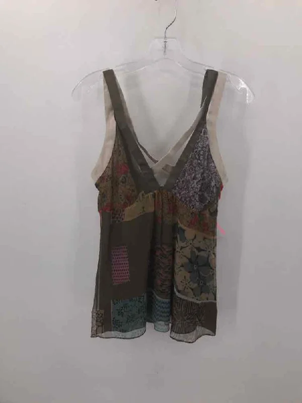 Pre-Owned Etro Green Size 42 Tank Top modal blend tank